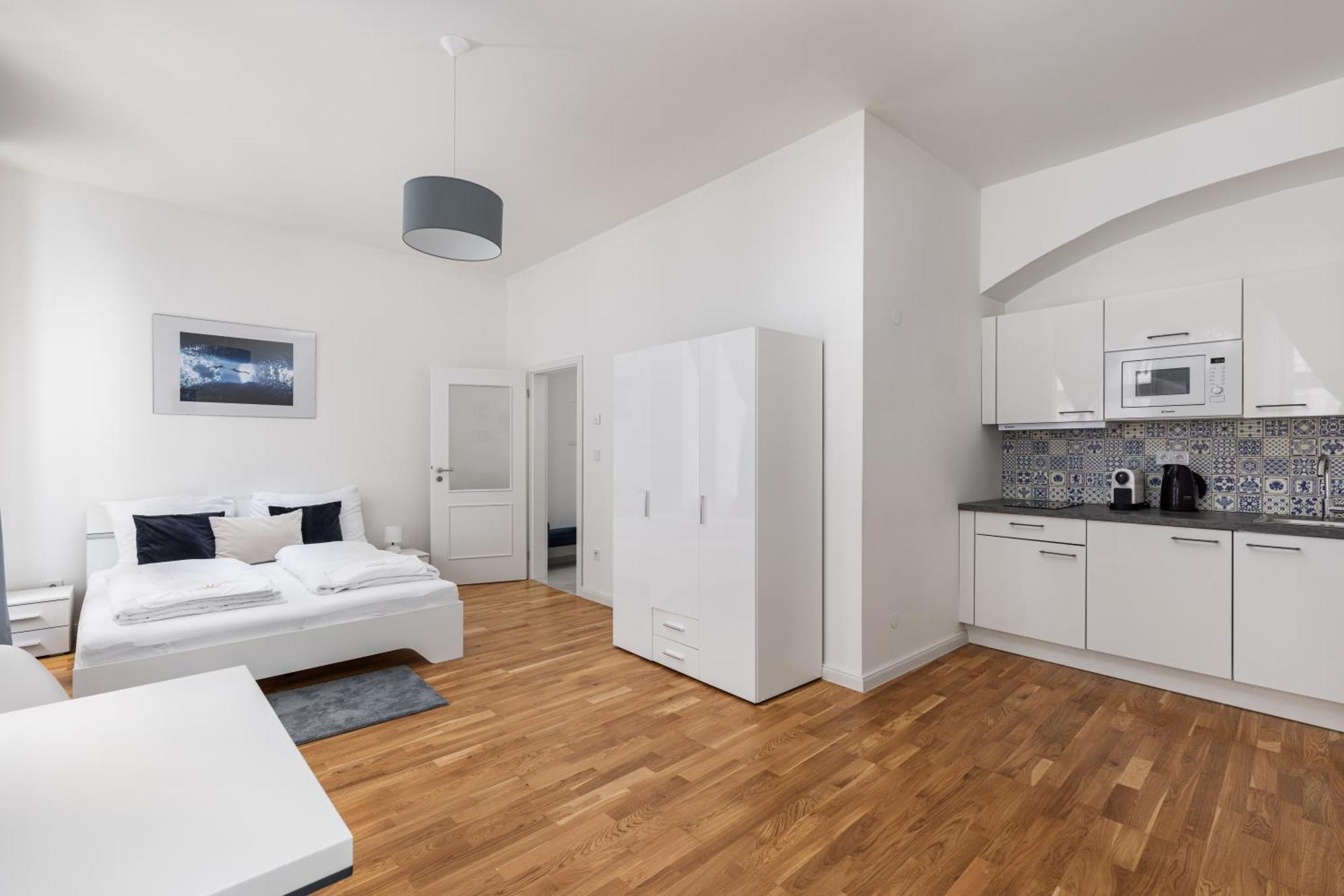 Stay2Gether Blue Vibe Studio - Metro Florenc Prag Dış mekan fotoğraf